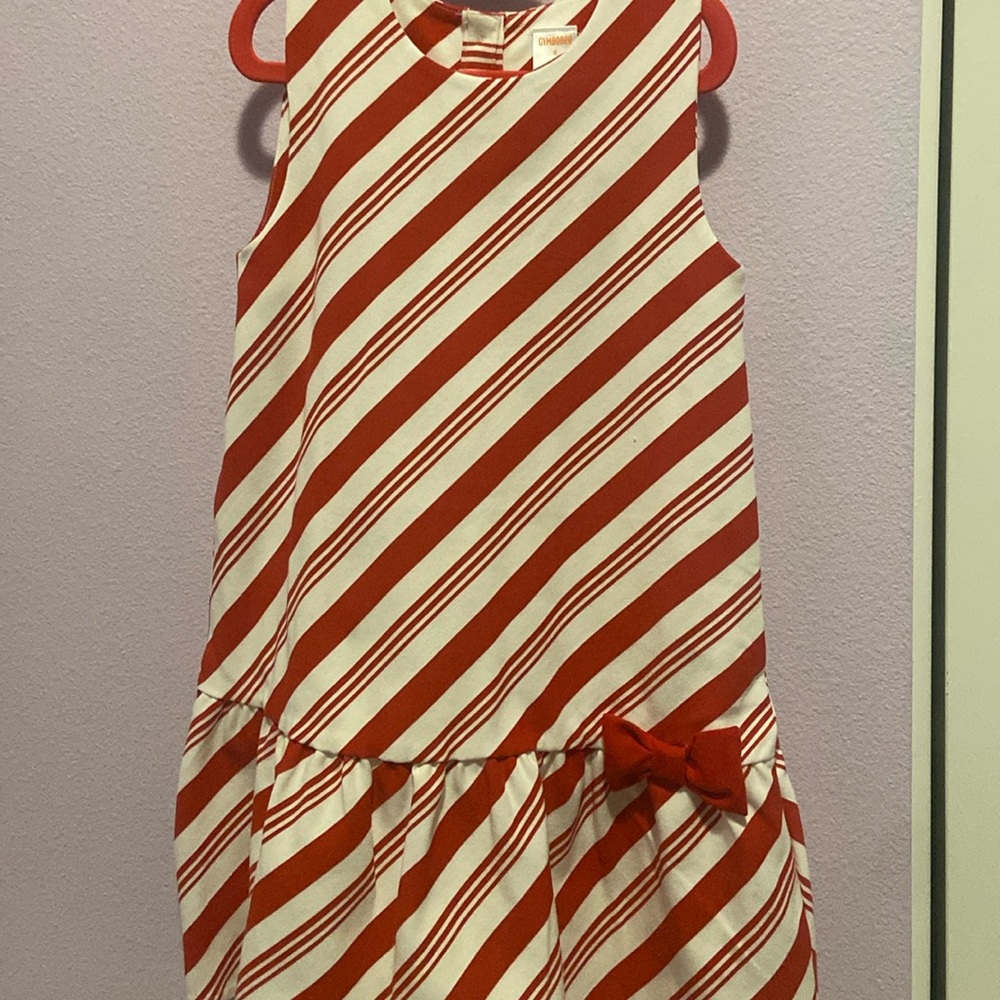 Gymboree Candy Cane stripe dress